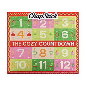 12-Piece ChapStick Advent Calendar $7.40 w/ S&S + Free Shipping w/ Prime or on $35+