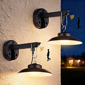 Amazon – Joyoowild 2-Pack 200-Lumen Solar Barn Lights $19.99 w/ Code