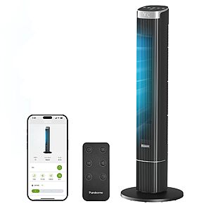 Amazon – Pureborne 42" WiFi Tower Fan $43.54 w/ Code + Deal