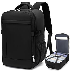 Amazon – Lossga 18x14x8 Waterproof Carry-On Travel Backpack $11.96 w/ Code