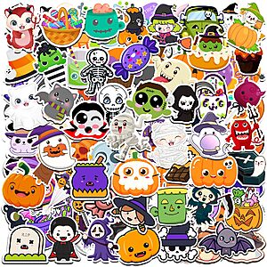 Amazon – HSHFAMIIY 100-Pc Halloween Waterproof Sticker Pack $3.35 w/ Code