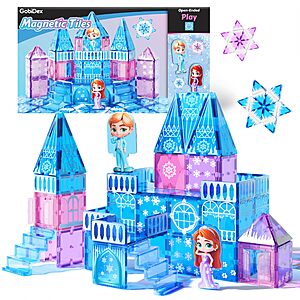 Amazon – GobiDex Princess Castle Magnetic Building Blocks w/ 2 Dolls $11.98 w/ Code