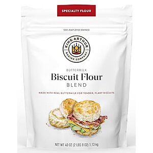 [SnS, AC] $5.12* | 40-Oz King Arthur Baking Company Buttermilk Biscuit Flour Mix at Amazon
