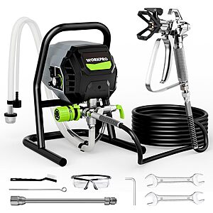 WORKPRO 700W 2900PSI Airless Paint Sprayer $143.99 + Free Shipping