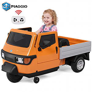 Ride on Car Toy, 12V Powered Ride on Truck Toy with Remote Control, Electric Power Car Wheels for Kids Ages 3-6, Orange $139.99