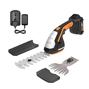 WORX 20V Cordless 2-in-1 Grass Shear & Shrub Trimmer Set w/ Battery & Charger $64.99 + Free Shipping