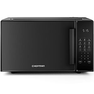 Chefman Countertop Microwave Oven 1.1 Cu. Ft., 1000 Watts with 10 Power Levels, 6 Cooking Presets with One-Touch Express Cook Black $89.93