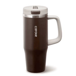 Carote Insulated Stainless Steel Tumbler with Handle and Lid, Brown, 32oz/$13.97 or 40oz/$15.97