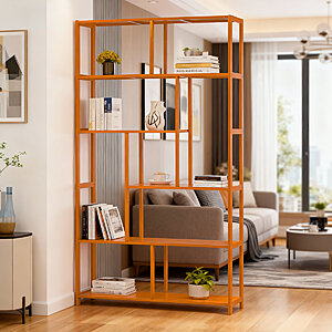 68.9" Ebern Designs 5-Tier Bamboo Etagere Bookcase $69.99 + Free Shipping