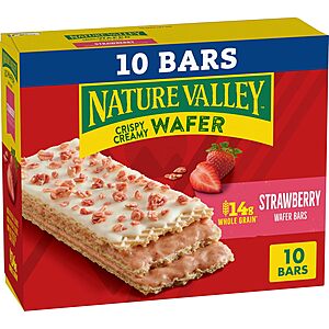 5-Count 6.5-Ounce Nature Valley Strawberry Creamy Wafer Bars $2.78 w/ S&S + Free Shipping w/ Prime or on $35+