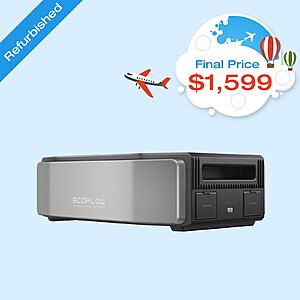 [Refurbished] EcoFlow DELTA Pro Ultra Power Station Smart Extra Battery $1599