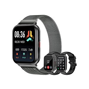 1.85" Cloudpoem Smartwatch w/ Bluetooth Call Function & 3 Bands (2 Colors) $19.99 + Free Shipping w/ Prime or on $35+