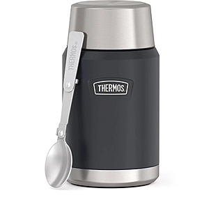 24-Ounce Thermos Icon Stainless Steel Food Jar w/ Spoon (Granite) $16.19 + Free Shipping