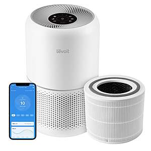 Levoit Plasma Pro Core 300S-P Smart Air Purifier with Extra Filter Bundle $119.99 Free Shipping Costco.com