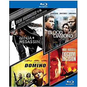 4 Film Favorites: Action Thrillers (Blu-ray) [Blu-ray] $11.59 Walmart.com