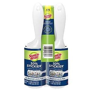 Scotch-Brite Lint Roller, 95-count, 5-pack $17.99 free shipping Costco.com