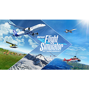 Microsoft Flight Simulator (2020): 40th Anniversary Standard Edition (PC Game) $20.99
