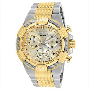 Invicta Bolt Stainless Steel Chronograph Men's Quartz Watch, 51mm $84.99 Free shipping Costco.com