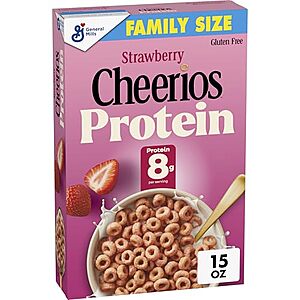 [NEW, SnS, AC] $3.61 | 15-Oz Cheerios Protein Cereal (Strawberry) at Amazon