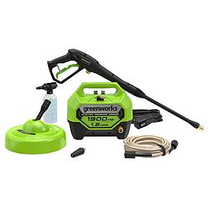 Greenworks 1900 PSI 1.2 GPM Cold Water Electric Pressure Washer Combo Kit $99.99 Free Shipping Costco.com