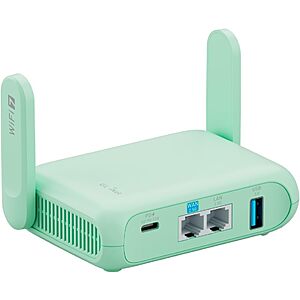 GL.iNet Beryl 7 AX (GL-MT3600BE) Dual-band Wi-Fi 7 Travel Router - $84.15 AC