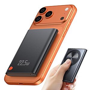 Aaoyun 10000mAh Magnetic Portable Charger w/ 15W Wireless & 22.5W PD Fast Charging (Black) $11.87 + Free Shipping w/ Prime or on $35+