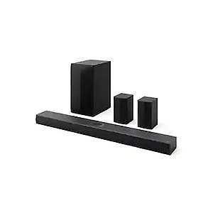 LG - 5.1.1-Channel S70TR Home Theater Soundbar with Wireless Subwoofer and Rear Speakers, Dolby Atmos, WOW Orchestra - Black $349.99