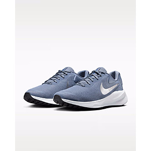 Nike Men's or Women's Nike Revolution 7 Road Running Sneakers (Ashen Slate/White, Sizes: 8-10.5, 11.5)  $36.97 + Free Shipping on $50