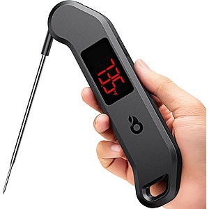 ThermoMaven F1 Stealth Digital Meat Thermometer (Black) $8 + Free Shipping w/ Prime or $35+ Orders
