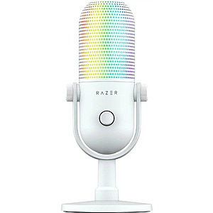 Razer Seiren V3 Chroma Condenser USB Microphone (White) $52 + Free Shipping