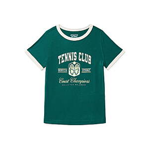 $1.49: Athletic Works Girls Active Graphic Tee, Short Sleeves, Sizes 4-18 Plus