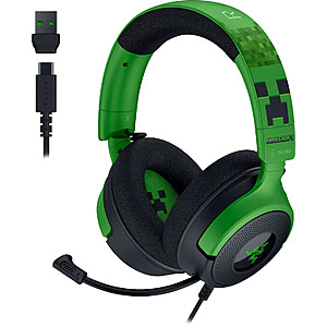 Razer Kraken V4 X Wired Gaming Headset (Minecraft Edition) $40 + Free Shipping