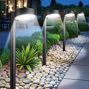 8-Pack Ahaorigin Solar Pathway Outdoor Lights w/ 12 LEDs (Cool White) $21.19 ($2.64 each) + Free Shipping w/ Prime or on $35+