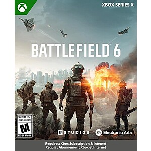 Battlefield 6 (Xbox Series X) - $22.08 + Free S/H @ eBay