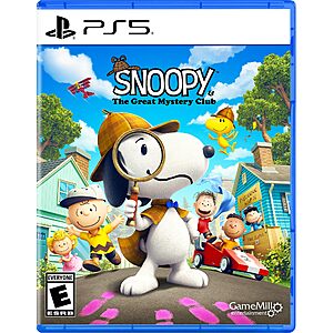 Snoopy & The Great Mystery Club (PS5) $29 + Free Shipping w/ Prime or on $35+