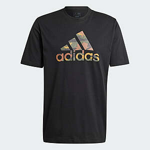 Adidas Men's Camo Badge Of Sport Graphic Tee, S-L, (Black) $8.50 + free shipping