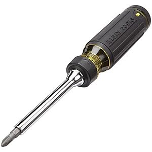 $19.98* | Klein Tools 15-in-1 Multi-Bit Ratcheting Screwdriver at Amazon