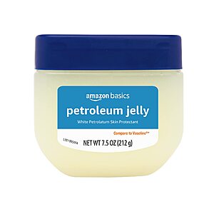 Amazon Basics 7.5-Ounce Petroleum Jelly Skin Protectant & Moisturizer (Unscented) $1.77 w/ S&S + Free Shipping w/ Prime or on $35+