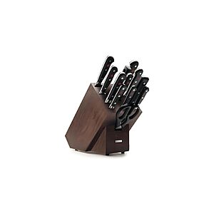 WUSTHOF 13-Piece Block Set, Chocolate Ash Wood for $450