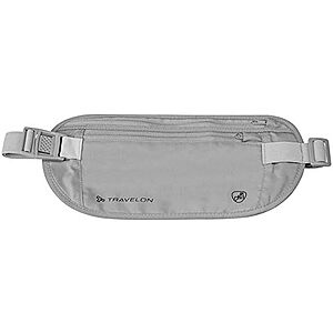 [AC] $10* | Travelon RFID Blocking Waist Pouch (Gray) at Amazon