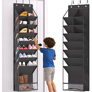 $11.49* | VERONLY Over-the-Door Shoe Organizer (16–20 Pair Capacity) at Amazon