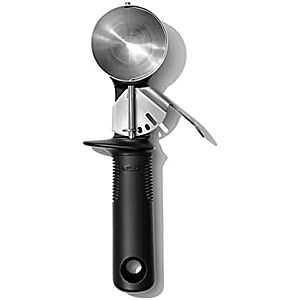 [NEW, AC] $10.44 | OXO Good Grips Classic Swipe Ice Cream Scoop - Black, Stainless Steel at Amazon