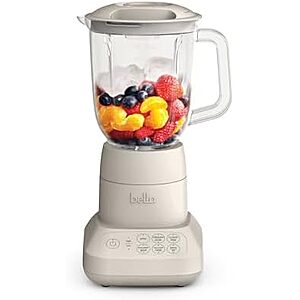 [NEW, AC] $19.59 | bella Fits-anywhere Flip & Store Blender, 48 oz, 520W, 10-speed, Oatmilk at Amazon