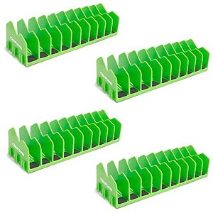 Cenfoge Plier Organizer, Plier Rack, Plier Holder and Cutter Organizer with Non-Slip Rubber Base, PlierOrganizer for Tool Box Drawer Plier Rack (4 PC-Green) $14.49