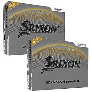 24-Count Srixon Z-Star Diamond Golf Balls (White) $54.99 + Free Shipping