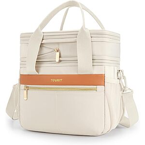 23-Can Capactiy TOURIT Insulated Double-Decker Lunch Bag (Beige or Grey) $8.99 + Free Shipping w/ Prime or on $35+