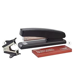 $6.99 Free Staples Pick Up Staples Desktop Stapler Set with Claw Staple Remover and 1250 Staples – Complete Stapling Kit