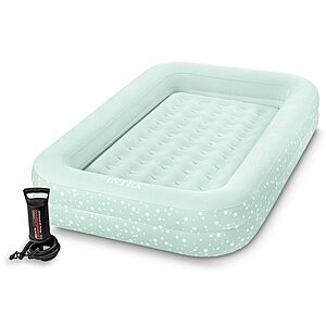 66" x 42" Intex Kidz Kids' Inflatable Travel Bed Air Mattress w/ Hand Pump (Mint Green) $23.14 + Free Shipping w/ Prime or on $35+