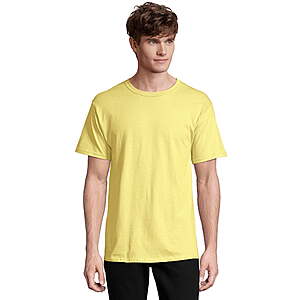 Hanes Essentials Men’s Short Sleeve T-Shirt(Yellow, Sizes M/XL) $3.31 + Free S&H w/ Walmart+ or $35+