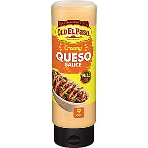 9-Oz Old El Paso Taco Sauce Creamy Queso Dip Squeeze Bottle $2.95 w/ S&S + Free Shipping w/ Prime or on $35+